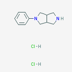2-Phenyloctahydropyrrolo[3,4-c]pyrrole dihydrochloride结构式