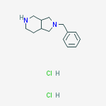 Structure of 2-Benzyl-octahydro-pyrrolo[3,4-c]pyridine dihydrochloride