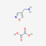 Isoxazol-4-ylmethanamine oxalate结构式