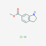 Structure of Methyl indoline-6-carboxylate hydrochloride