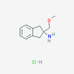 Structure of 2-Methoxymethyl-indan-2-ylamine hydrochloride