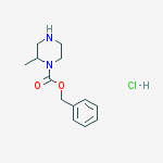 1-N-CBZ-2-METHYL PIPERAZINE-HCL结构式
