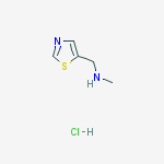 Structure of N-Methyl-1-(thiazol-5-yl)MethanaMine hydrochloride