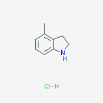 Structure of 4-Methylindoline hydrochloride
