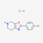 Structure of 2-(4-Bromophenyl)-4,5,6,7-tetrahydrooxazolo[5,4-c]pyridine hydrochloride