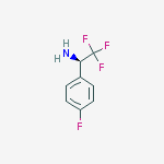 (R)-2,2,2-trifluoro-1-(4-fluorophenyl)ethanamine结构式