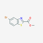 Structure of Methyl 5-broMobenzo[d]thiazole-2-carboxylate