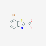 Structure of 7-Bromo-benzothiazole-2-carboxylic acid methyl ester