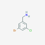 Structure of (3-Bromo-5-chloro-phenyl)-methyl-amine