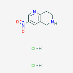 Structure of 3-Nitro-5,6,7,8-tetrahydro-1,6-naphthyridine dihydrochloride