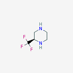 Structure of (R)-2-(TRIFLUOROMETHYL)PIPERAZINE97%