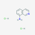 Isoquinolin-8-amine dihydrochloride结构式