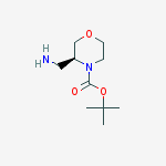 Structure of (S)-tert-Butyl 3-(aminomethyl)morpholine-4-carboxylate