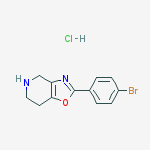 Structure of 2-(4-Bromophenyl)-4,5,6,7-tetrahydrooxazolo[4,5-c]pyridine hydrochloride