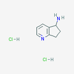 Structure of 6,7-Dihydro-5H-[1]pyrindin-5-ylamine dihydrochloride