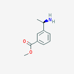 Structure of (R)-3-(1-Amino-ethyl)-benzoic acid methyl ester