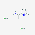 Structure of 1-(6-Methyl-pyridin-2-yl)-ethylamine dihydrochloride