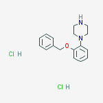 Structure of 1-(2-Benzyloxy-phenyl)-piperazine dihydrochloride