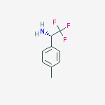 (S)-2,2,2-trifluoro-1-p-tolylethanamine结构式