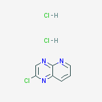 Structure of 2-Chloro-pyrido[2,3-b]pyrazine dihydrochloride