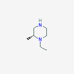 Structure of (R)-1-Ethyl-2-methyl-piperazine