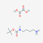 Structure of (4-Amino-butyl)-methyl-carbamic acid tert-butyl ester oxalate