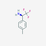 Structure of (R)-2,2,2-trifluoro-1-p-tolylethanamine