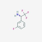 Structure of (S)-2,2,2-trifluoro-1-(3-fluorophenyl)ethanamine