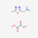 Structure of C-(5-Methyl-[1,3,4]oxadiazol-2-yl)-methylamine oxalate