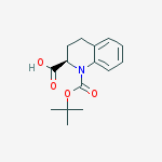 Structure of (R)-3,4-DIHYDRO-2H-QUINOLINE-1,2-DICARBOXYLIC ACID 1-TERT-BUTYL ESTER