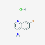7-Bromoquinolin-4-amine hydrochloride结构式