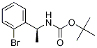 (S)-叔丁基1-(2-溴苯基)乙基氨基甲酸酯结构式