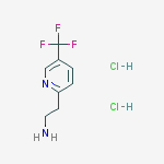 2-(5-Trifluoromethyl-pyridin-2-yl)-ethylamine dihydrochloride结构式