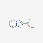 Structure of 5-Methyl-imidazo[1,2-a]pyridine-2-carboxylic acid methyl ester