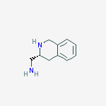 (R)-(1,2,3,4-tetrahydroisoquinolin-3-yl)methanamine结构式