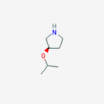 Structure of (R)-3-(1-Methylethoxy)-pyrrolidine