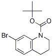 Structure of tert-Butyl 7-broMo-3,4-dihydroquinoline-1(2H)-carboxylate