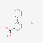 3,4,5,6-Tetrahydro-2H-[1,2']bipyridinyl-4'-carboxylic acid hydrochloride结构式