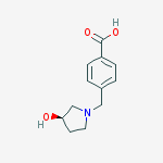 Structure of (R)-4-(3-HYDROXY-PYRROLIDIN-1-YLMETHYL)-BENZOIC ACID