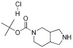 Structure of tert-butyl hexahydro-1H-pyrrolo[3,4-c]pyridine-5(6H)-carboxylate hydrochloride