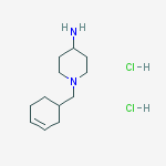 Structure of 1-Cyclohex-3-enylmethyl-piperidin-4-ylamine dihydrochloride