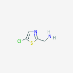 C-(5-Chloro-thiazol-2-yl)-methylamine结构式