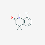 Structure of 8-BroMo-4,4-diMethyl-3,4-dihydroquinolin-2(1H)-one