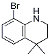 Structure of 8-broMo-4,4-diMethyl-1,2,3,4-tetrahydroquinoline