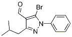 Structure of 5-broMo-3-isobutyl-1-phenyl-1H-pyrazole-4-carbaldehyde