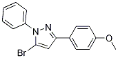 Structure of 5-broMo-3-(4-Methoxyphenyl)-1-phenyl-1H-pyrazole