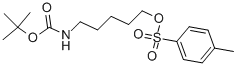 Structure of TERT-BUTYL N-[5-(TOSYLOXY)PENTYL]CARBAMATE
