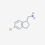 Structure of (5-Bromo-indan-1-yl)-methyl-amine