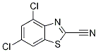 Structure of 4,6-dichloro-2-Benzothiazolecarbonitrile