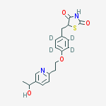 Structure of Hydroxy Pioglitazone-d4 (M-IV)
